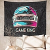 Abstract Colorful Game Helmet Print Decorative Tapestry 1 Piece miniinthebox