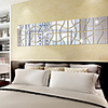 Abstract Geometric Pattern Wall Stickers Mirror Wall Stickers Decorative Wall Stickers,  Acrylic Home Decoration Wall Decal Wall Decoration 1pc