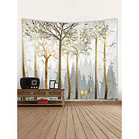 Abstract Landscape Wall Tapestry Art Decor Blanket Curtain Picnic Tablecloth Hanging Home Bedroom Living Room Dorm Decoration Forest Tree Animal miniinthebox