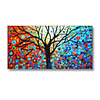 Abstract Oil Paintig Style Art Print without Stretched Frame