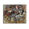 Abstract Oil Paintig Style Art Print without Stretched Frame