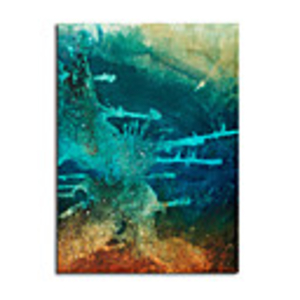 Abstract Oil Paintig Style Art Print without Stretched Frame