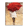 Abstract Oil Paintig Style Art Print without Stretched Frame