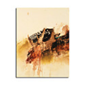 Abstract Oil Paintig Style Art Print without Stretched Frame