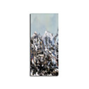 Abstract Oil Painting Style Art Print without Stretched Frame