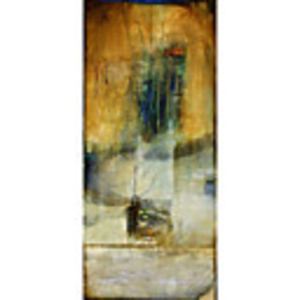 Abstract Oil Painting Style Art Print without Stretched Frame