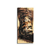 Abstract Oil Painting Style Art Print without Stretched Frame