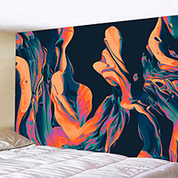 Abstract Wall Tapestry Art Decor Blanket Curtain Hanging Home Bedroom Living Room Decoration Polyester miniinthebox