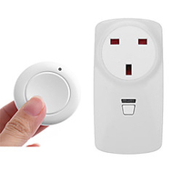 AC110V 220V UK socket/UK plug/RF wireless remote control Socket/1000W /light / pump /motor 433mhz miniinthebox