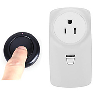 AC85V 110V 220V RF Wireless Remote control socket/Learning code relay receiver /10A relay /US Socket 433mhz miniinthebox