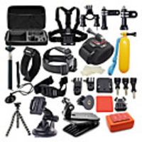 Accessory Kit For Gopro Waterproof 42 in 1 42 pcs 1039 Action Camera Gopro 6 Gopro 5 Xiaomi Camera Gopro 4 Gopro 4 Silver Diving Surfing Hunting and Fishing Plastic Nylon EVA / Gopro 1 / Gopro 2