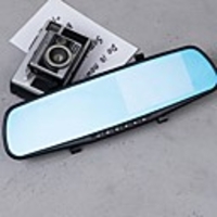 Achteruitkijkspiegel Tachograaf 4.3-Inch High-Definition Nachtzicht Dual Lens Omkeren Video Parkeren Surveillance