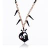 Acrylic Skull Long Necklace