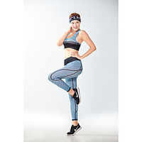 Activewear Vest Pattern / Print Split Joint Women