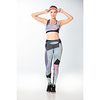 Activewear Vest Pattern / Print Split Joint Women