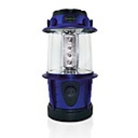 adjustable 12 led lantern - personal outdoor camping lantern 360 degrees lighting - use on a table or hanging (blue)