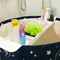 Adjustable Bath Caddies Bath Tub PP for Bathroom Storage Telescopic Non-slip Bathroom Multifunctional Bathtub Shelf Bathroom Spa Bathing Shelf