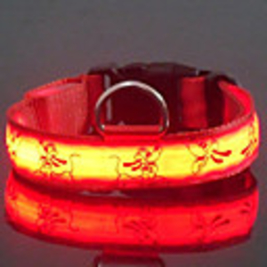 Adjustable Cartoon Dog Style LED Dog Collar (40-50cm,  Assorted Colors)