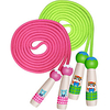 Adjustable Cotton Jump Rope for Kids Toddlers Skipping Fitness - Wooden Handle Ropes 2 Pack for Children School Students Jumping Exercise Workout Activity amp; Party Favor miniinthebox