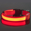 Adjustable Double-Sided LED Dog Collar (40-50cm,  Assorted Colors)