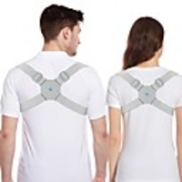 Adjustable Intelligent Posture Trainer Smart Posture Corrector Upper Back Brace Clavicle Support for Men and Women Pain Relief