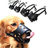 Adjustable Leather Dog Muzzle Anti Bark Bite Chew Dog Training Products For Small Medium Large Dogs Outdoor Pet Products XS-XL