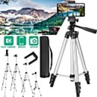 Adjustable Phone Camera Tripod Stand Professional Flexible Aluminum Photography Tripod For Smart Phone Digital Camera Camcorders DSLR SLR