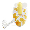 Adjustable Portable Mini Fan Orange White