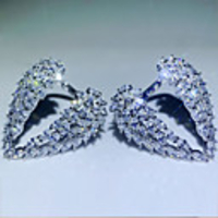 Adjustable Ring AAA Cubic Zirconia Geometrical Rose Gold Gold Silver Brass Angel Wings Luxury Elegant 1pc 6 8 10 / Women