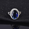 Adjustable Ring Emerald Classic Blue Green Copper Imitation Diamond Flower Fashion 1pc Adjustable / Women