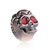 Adjustable Skull Ring With Clock