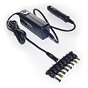 Adjustable Universal Laptop Car DC Adapter with 8 Connectors (14V-24V,  100W)