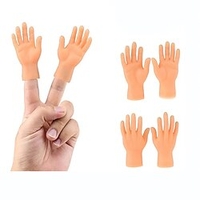 Adult Novelty Toys Funny Mini Hands Creative Finger Fidget Toys Soft Small Hand Tease the Cat Pet Toy Halloween Gift miniinthebox