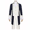 adult george washington thomas jefferson james madison alexander hamilton costume cosplay for men blue
