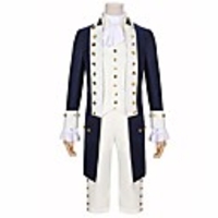 adult george washington thomas jefferson james madison alexander hamilton costume cosplay for men blue