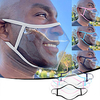 Adult Unisex Lip Language Dustproof Smog and Anti-spitting PVC Material Transparent Mask miniinthebox