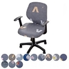 Aestheticism Geometric Printed Elastic Office Chair Cover Stretch Computer Chair Cover Simple Dust-proof Decoration Slipcover miniinthebox