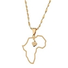 african map pendant necklace jewelry heart charm map of africa continent jewelry