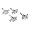 Aircraft Car Stickers (4pcs)