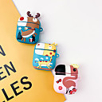 AirPods Case Cartoons Silicone Soft Lovely Pattern Portable For AirPods1 amp;amp AirPods2 (AirPods Charging Case Not Included)