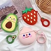AirPods Case RingHolder Shockproof Cartoon Pattern Protective TPU Cover Soft Silicone Portable For AirPods1 AirPods2 (AirPods Charging Case not included)