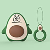 AirPods Pro Silicone Protective Case with Hook Avocado Fruit Earphone Headphone Cover