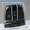 Airspeed for BMW F20 F30 F34 F32 X5 F15 X6 F16 X1 F48 Accessories Carbon Fiber Interior Trim Car Reading Light Frame Stickers