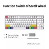 Ajazz-k870t Wireless Bluetooth Gaming Keyboard Mechanical Keyboard With 87 Rgb Keys For Gamer Pc Tablet With Type-c Wired / Dual Mode