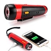 Alarm Flashlight Tools Accessories Portable FM Radio Alarm Emergency Mobile Power Supply ABS Climbing Camping / Hiking / Caving Traveling Red 1 pcs