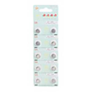 Alkaline AG7 Cell Battery (1.55V,  10 Cell Batteries)