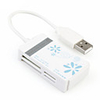 All-in-1 Mini USB M2/SD/SH Card Reader