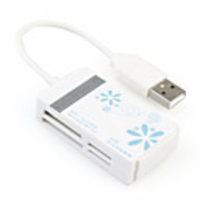 All-in-1 Mini USB M2/SD/SH Card Reader