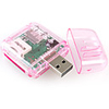 All-in-1 Mini USB M2/SD/SH Card Reader