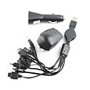 All in One AC and Car Travel Charger Kit for iPhone/Nokia/Sony Ericsson/HTC/LG/Samsung